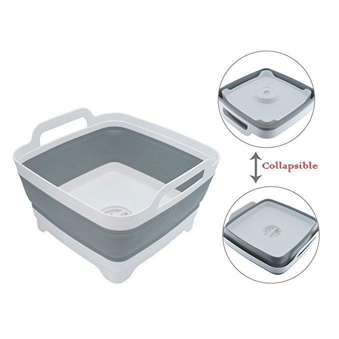 Foldable Drain and Wash Basket